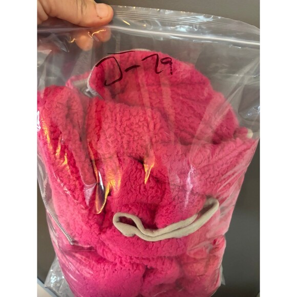 North Face Osito women’s size large bright pink fleece jacket coat - Picture 5 of 5